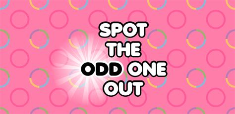 Spot The Odd One Out A Fun Find The Difference Puzzle Game