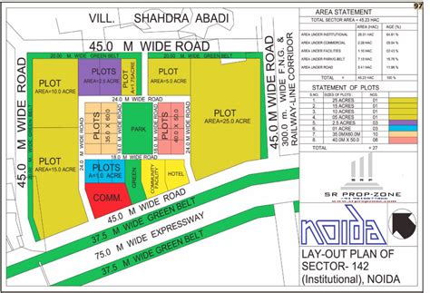 Layout Plan Of Noida Sector 142 Institutional Area Hd Map ~ Industry Seller