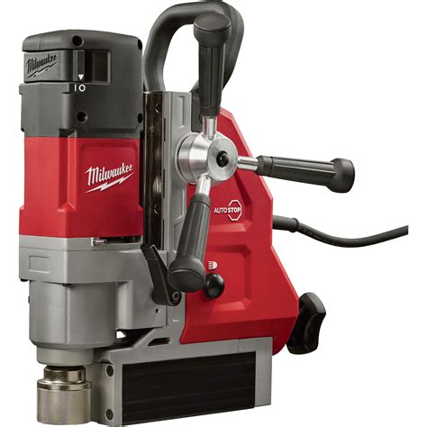 Milwaukee Permanent Corded Electric Magnetic Drill Press — 1 58in