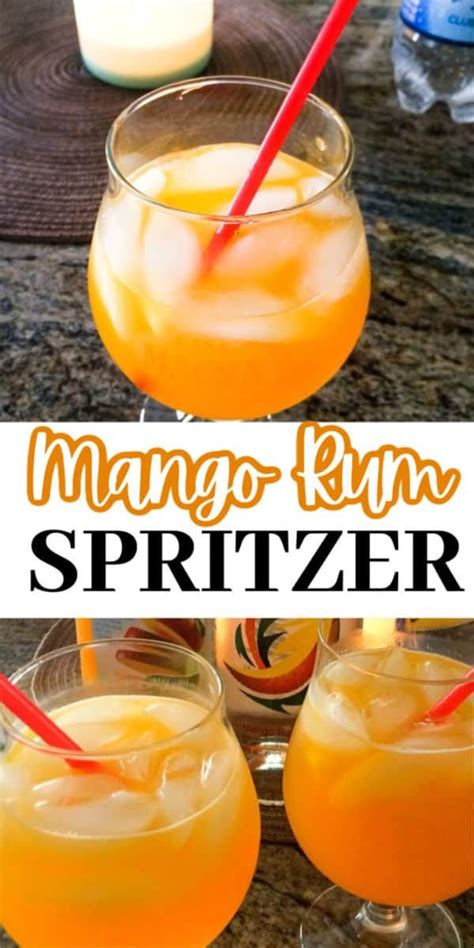 This Delicious Mango Cocktail Is Perfect For Warm Days And Evenings A Delicious Mango Rum
