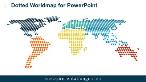 Dotted Worldmap For Powerpoint Presentationgo