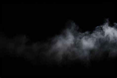 Premium Ai Image Smoke And Fog On A Black Background