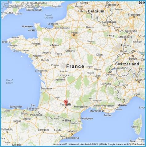 Where Is Toulouse On The Map Of France United States Map
