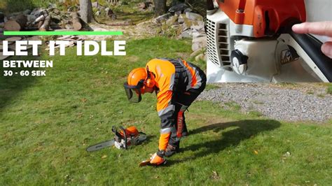 How To Calibrate A Stihl Chainsaw With M Tronic 30 Youtube