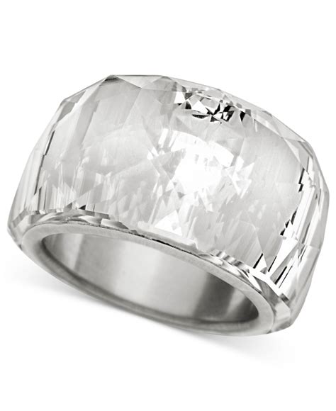 Lyst Swarovski Crystal Ring In Natural