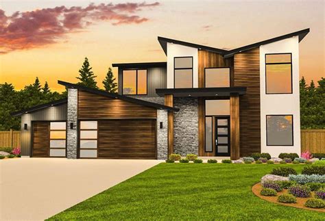 Contemporary House Plans And Designs Plan Pd Stylish Contemporary