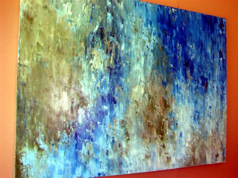 Abstract Modern Palette Knife Painting Kristian Original Art By Kim