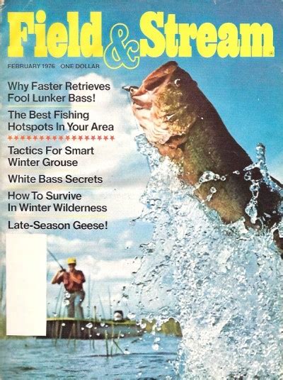You can still use field & stream gift cards at any field & stream, dick's, or golf galaxy stores or websites. Vintage Field and Stream Magazine - February, 1976 - Acceptable Condition