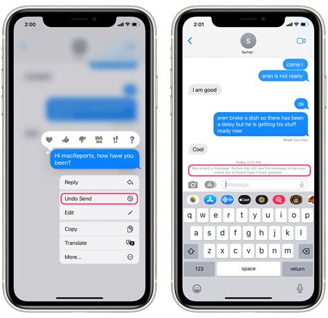 How To Unsend Or Edit A Sent Message On Iphone Macreports