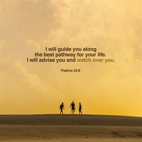 Psalm I Will Instruct You And Teach You In The Way You Should Go