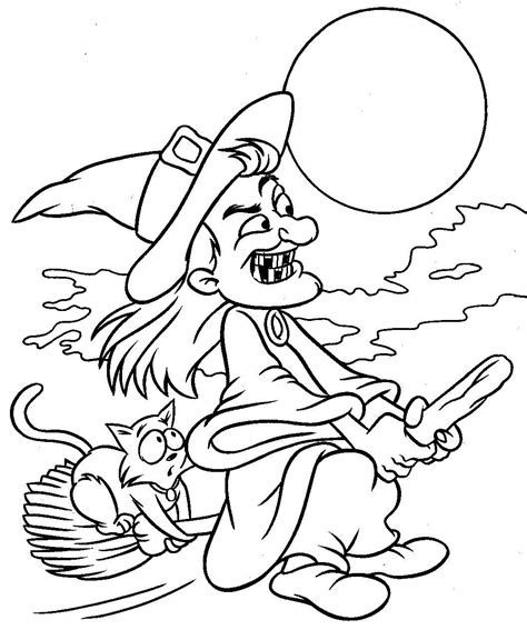 Halloween Coloring Pages Witch House Coloring Pages