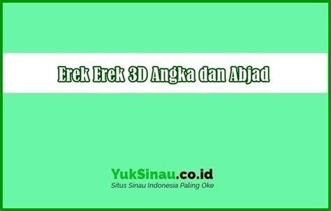 erek erek 3d abjad az