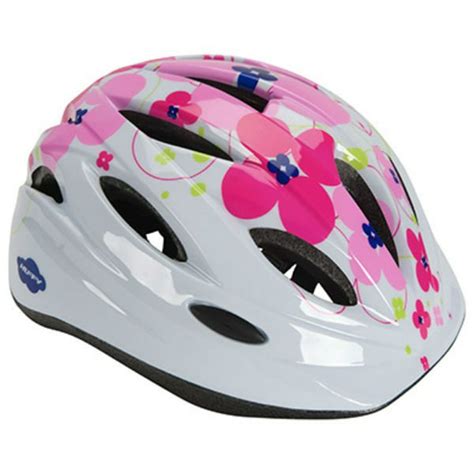 Huffy 00346hl Girls Youth Bike Helmet White And Pink