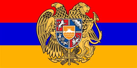 flag of armenia coat of arms armenia armenian coat of arms