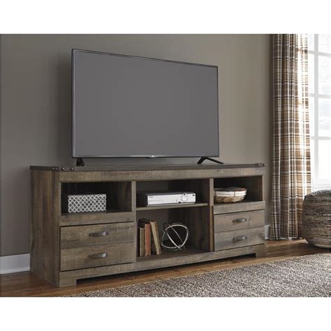 Tv stands and media centers by ashley homestore with a wide variety of styles and materials, tv stands and media centers from ashley homestore are a great option if you need durability and versatility. W446-68 Ashley Furniture Large Tv Stand With Fireplace Option