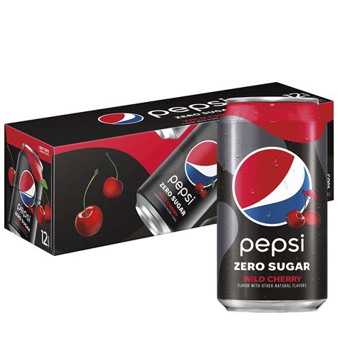 Buy Pepsi Zero Sugar Wild Cherry 12 12 Fl Oz Cans Pack Of 24 Online