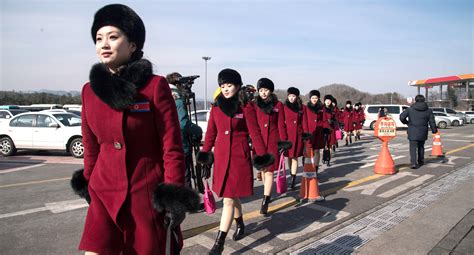 North Korean Army Of Beauties Rock Throwback Outfits Hand Selected By Kim Jong Un