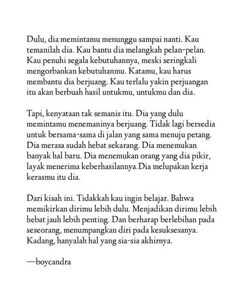 Berikut 7 quotes dari novel karya boy candra. Quotes Cinta Boy Candra - Status Baper Terkini