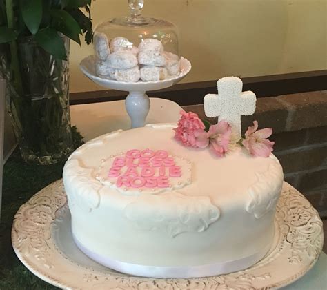 Jessica Cake Desserts Baptism Cake