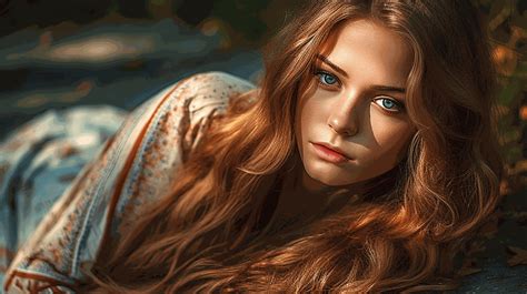 download ai generated redhead woman royalty free stock illustration image pixabay