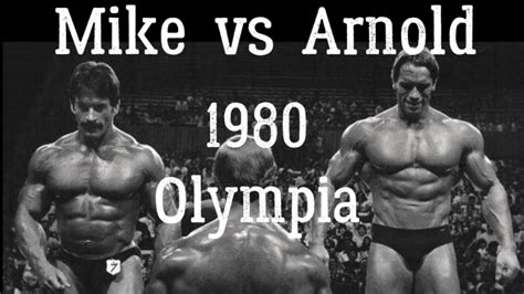 Arnold Schwarzenegger Vs Mike Mentzer 1980 Mrolympia Youtube