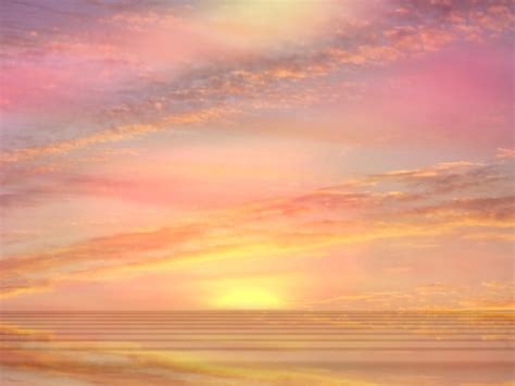 Premium Photo Orange Pink Yellow Lilac Cloudy Sunset At Sea On