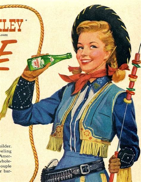 Nice Vintage Western 1950 Advertisement Cowgirl Annie By Frenchfroufrou 1495 Cowgirl Art