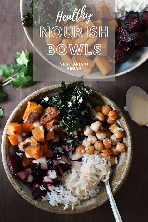 Nourish Bowls Recipe Vegetarian Dinners Tahini Dressing Vegan Dinners