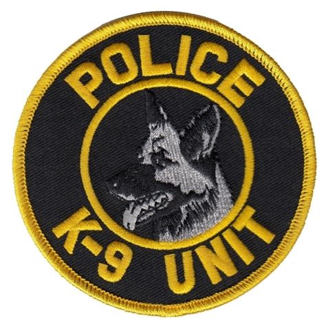 Buy Police K 9 Unit Shoulder Patch 3 12 Circle Heros Pride