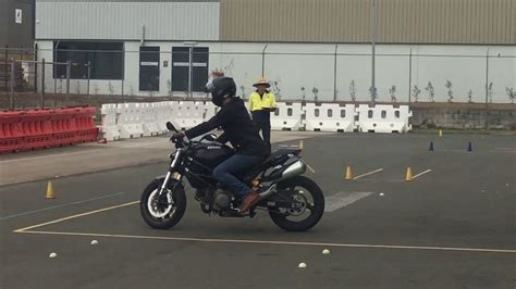 Practice driving in traffic, where you will need to display good defensive driving skills, such as signaling on turns, checking mirrors when changing lanes and following at a safe distance. NSW Motorcycle Operator Skills Test (Most) - YouTube