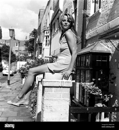 Actress Charlotte Rampling Pictured In Chelsea 9th August 1967 Stock
