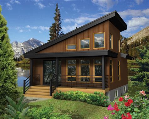 Tree Top Rustic Modern Cabin Plan 126d 1003 Shop House Plans And More