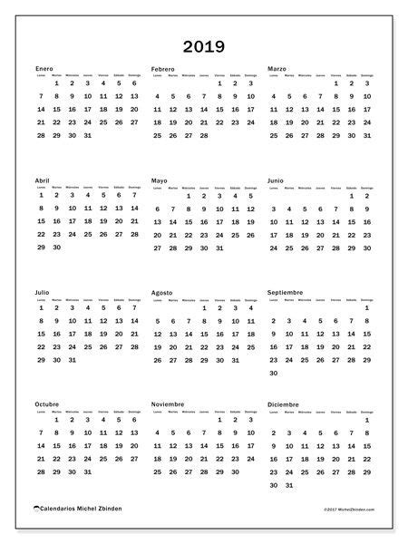Calendario 2019 33ld Calendario Para Imprimir Gratis Almanaques