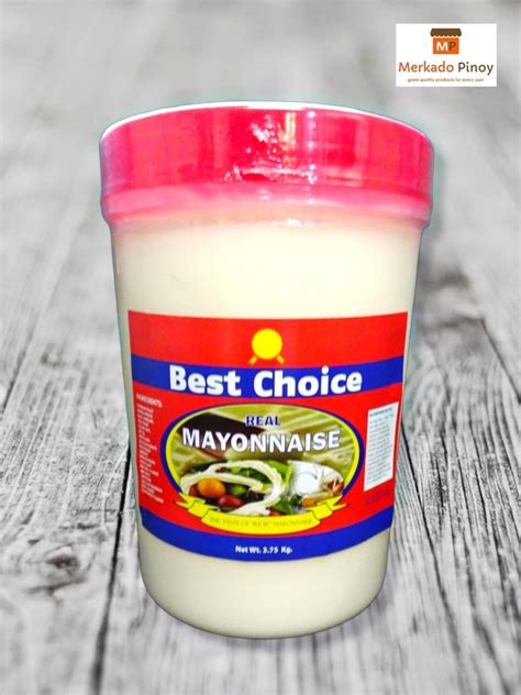 Best Choice Real Mayonnaise Gallon Local Brand Quality Food Drinks Spice Seasoning On