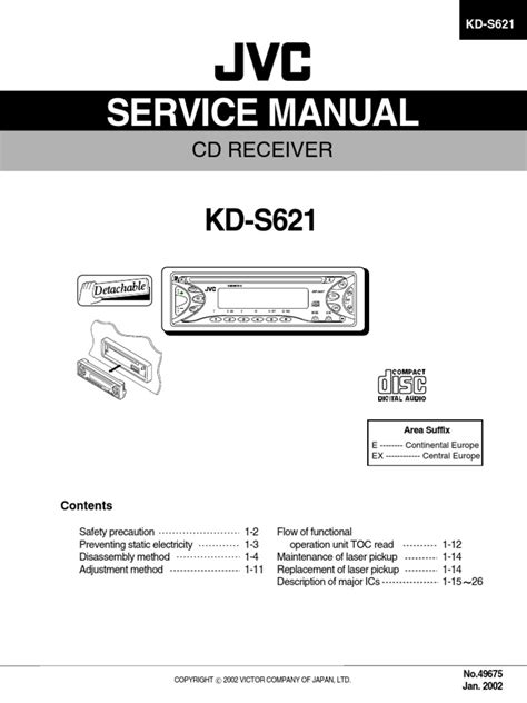 Remote sensor (do not expose to bright sunlight.) js_jvc_kd_ar765s_j_en_3.indd 3 15/7/2014 9:22:07 am Jvc Car Stereo Kd R740bt Wiring Diagram | Wiring Library