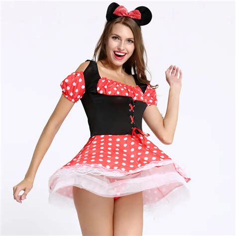 sexy costumes role play lingerie intimates sexy christmas halloween minnie mouse women xmas