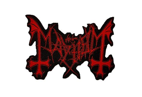 Mayhem Cut Out Logo Woven Patch