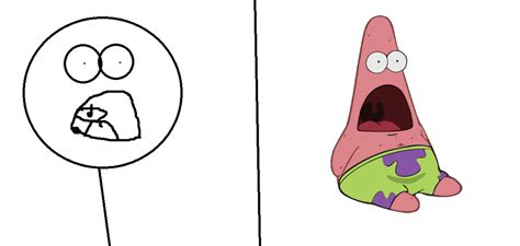 My Attempt At The Surprised Patrick Face By Isaac618 On Deviantart