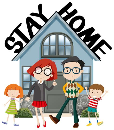 Coronavirus Stay Home 1154930 Vector Art At Vecteezy