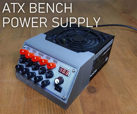 I Made This Bench Power Supply Using A Standard Computer Atx Power