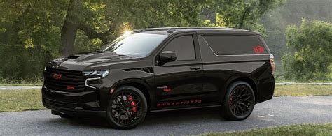 Chevy Tahoe Ss Shows Aggressive Body Kit In 3 Door Performance