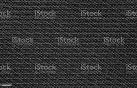 Black Rubber Texture Background With Seamless Pattern Stock Photo
