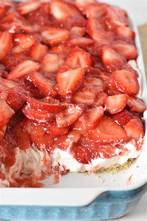 Maybe you would like to learn more about one of these? Simple and easy strawberry delight recipe with berries, cream cheese, whipped cream, powdered ...