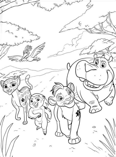 Lion guard coloring pages rafiki. 20 Printable The Lion Guard Coloring Pages