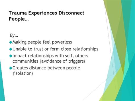 Trauma Informed Peer Support Centre For Excellence In