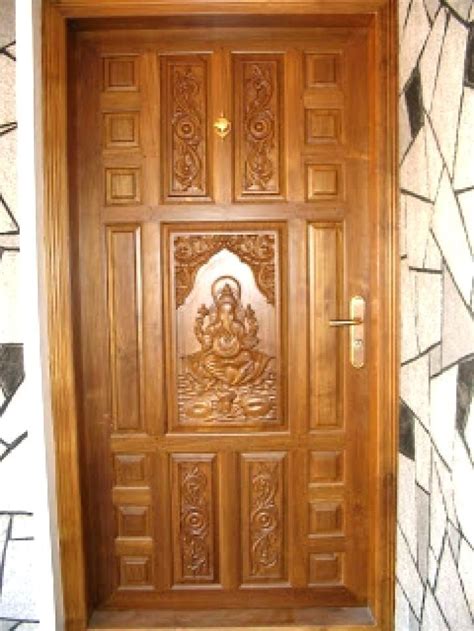 Wooden Door Designs For Indian Homes Single Front Door Designs