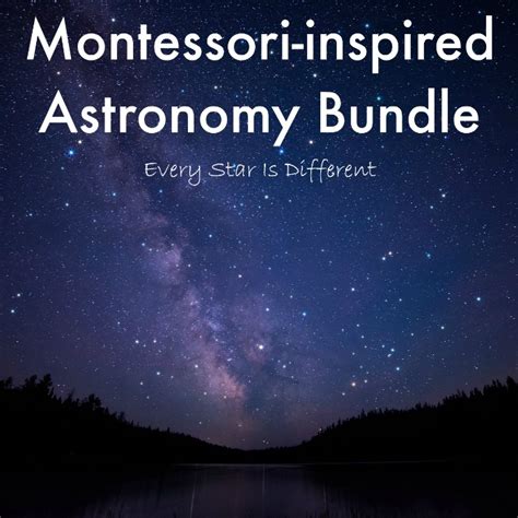Every Star Is Different Montessori Inspired Astronomy Bundle
