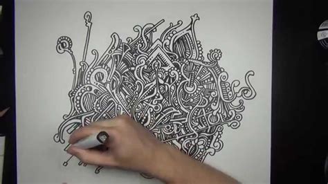 Drawing doodle art ink with lots of black by yael360 on deviantart via deviantart.com. Drawing a Big Simple Doodle - YouTube