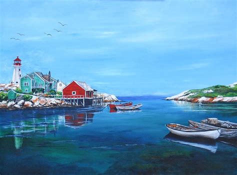 The art gallery of nova scotia (agns) is a public provincial art museum based in halifax, nova scotia, canada. PEGGY'S COVE, NOVA SCOTIA - Ruth Bowen Professional Artist ...