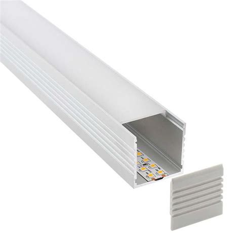 KIT Perfil Aluminio VART Para Tiras LED 1 MetroPerfiles De Super
